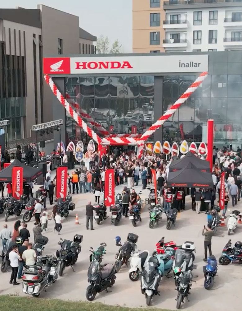 Honda Motosiklet Showroom Açılışı